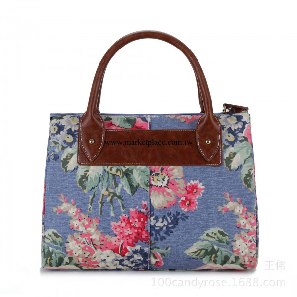 2014新款英倫百搭經典品牌女包手提包 清新田園女式帆佈包包批發工廠,批發,進口,代購