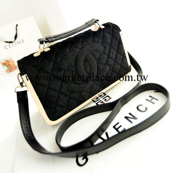 可愛貓2013新款毛毛包手提單肩斜跨韓款時尚百搭潮流女士包批發工廠,批發,進口,代購