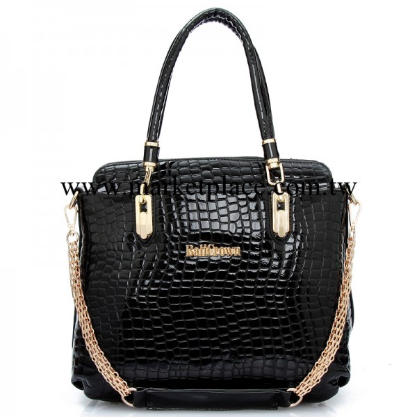 2013秋冬新款真皮女包 頭層牛皮單肩包歐美休閒鱷魚紋手提包工廠,批發,進口,代購