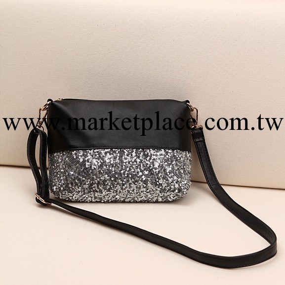 Z809女包批發工廠一手貨源秋冬新款韓版手拿斜挎小包珠片銀色斜挎工廠,批發,進口,代購