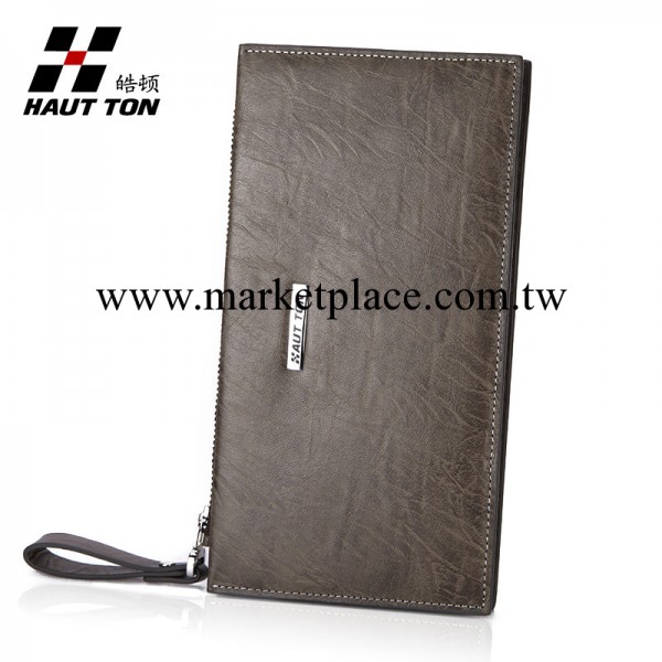 皓頓 男士手拿包 頭層牛皮 多功能卡包 真皮手抓包潮包工廠,批發,進口,代購