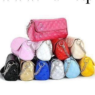 限時秒殺特價 明星款彩色 菱形格桶包鏈條包手提斜挎包 女式包黑工廠,批發,進口,代購