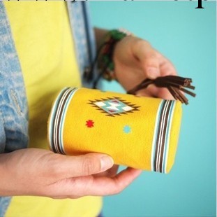 創意民族風系列流蘇手拿收納包 印第安文藝范帆佈零錢包工廠,批發,進口,代購