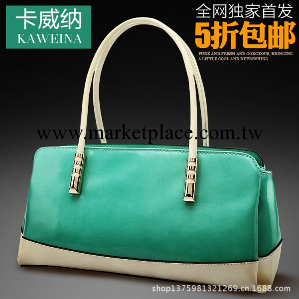 女包批發2013新款歐美潮時尚手提包果凍色休閒單肩包拼接女士包包工廠,批發,進口,代購