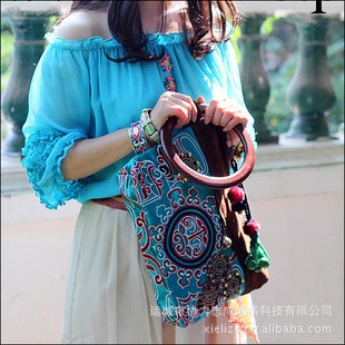 原創民族包繡花包手拿包牛皮繡花包民族風淑女包工廠,批發,進口,代購