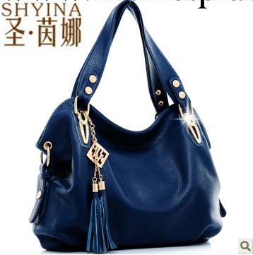 聖茵娜品牌2013新款潮女包歐美休閒秋冬單肩包女士手提斜跨包工廠,批發,進口,代購
