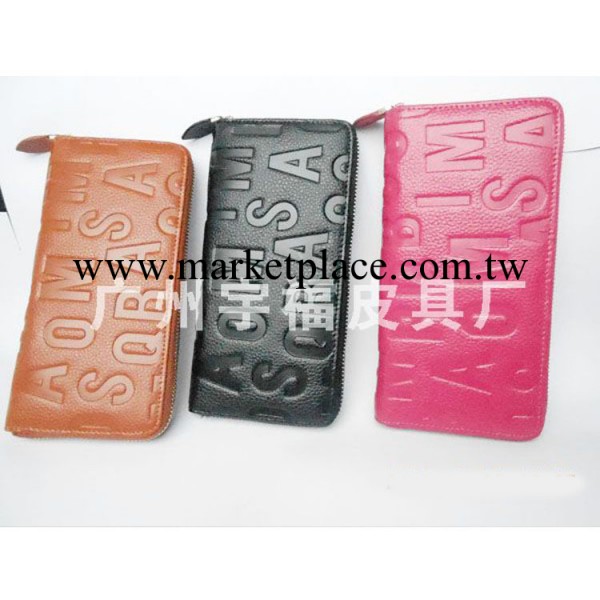 火爆供應真皮高檔拉鏈錢包 時尚拉鏈商務包 男女真皮手包工廠,批發,進口,代購