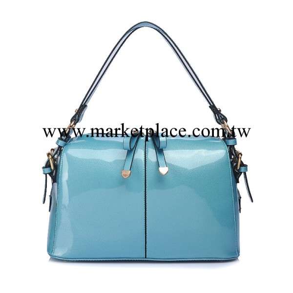 糖果色單肩包斜挎韓版手提包女士包包2013新款潮真漆皮女包工廠,批發,進口,代購