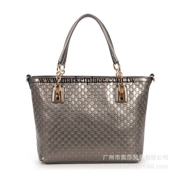 奧莎塞娜女士包包2013新款壓花女包格子OL單肩包歐美大牌手提包工廠,批發,進口,代購