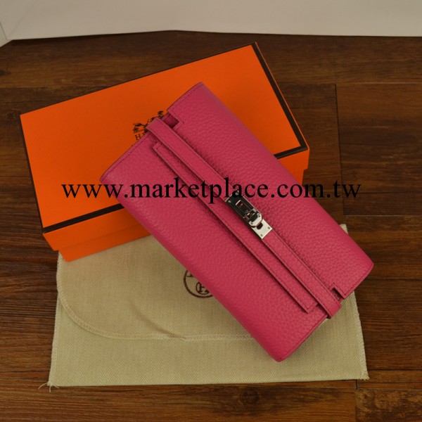 2013新款kelly凱利包原版荔枝紋全真皮手拿鉑金包包女錢包零錢包工廠,批發,進口,代購