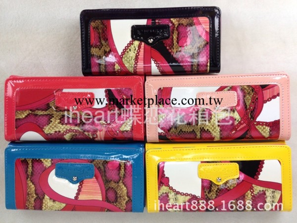 熱賣韓版亮皮折疊錢包 新款潮流女士手拿三折錢包 中長款錢包批發工廠,批發,進口,代購