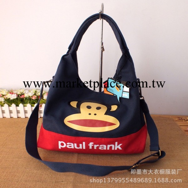 廠傢直銷 Frank/大嘴小猴背包 手提斜挎包休閒包拼色包原單工廠,批發,進口,代購