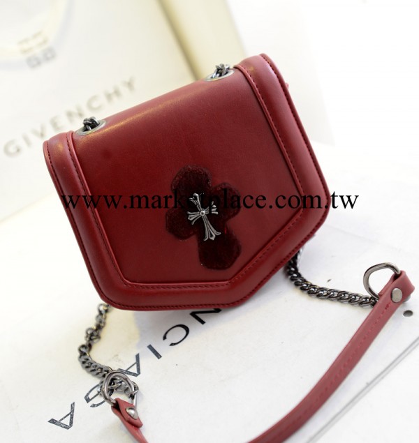 2013新款 歐美大牌 克羅心十字架馬毛鏈條單肩斜挎包迷你小包 潮工廠,批發,進口,代購