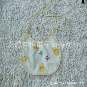 熱銷推薦小鴨防水寶寶圍嘴 嬰兒全棉圍嘴 系帶款19*22CM工廠,批發,進口,代購
