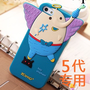 蘋果 iphone 5 5S 手機套 卡通 手機殼 矽膠套 保護殼 黃小鴨新款工廠,批發,進口,代購