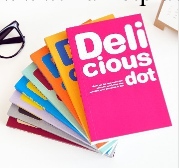 Q9  韓版文具批發 delicious dot簡約記事本 (8款) 批發工廠,批發,進口,代購