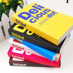 X03韓版文具 Deli cious dot 多用途超厚 筆記本|記事本|塗鴉本工廠,批發,進口,代購