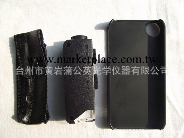 廠傢直銷 10081-1iPhone44S帶LED燈60-100倍變倍可調手機顯微鏡工廠,批發,進口,代購