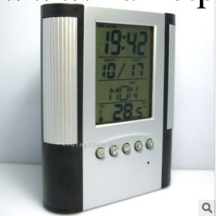 多功能筆筒萬年歷，電子鐘筆筒臺歷 商務禮品/廣告禮品/定制LOGO工廠,批發,進口,代購