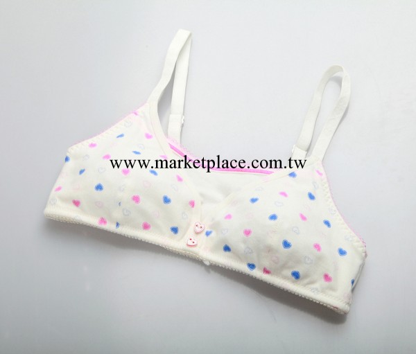 【新品】安菲雅品牌心型印花 少女內衣背心 經典款 特價學生胸罩工廠,批發,進口,代購