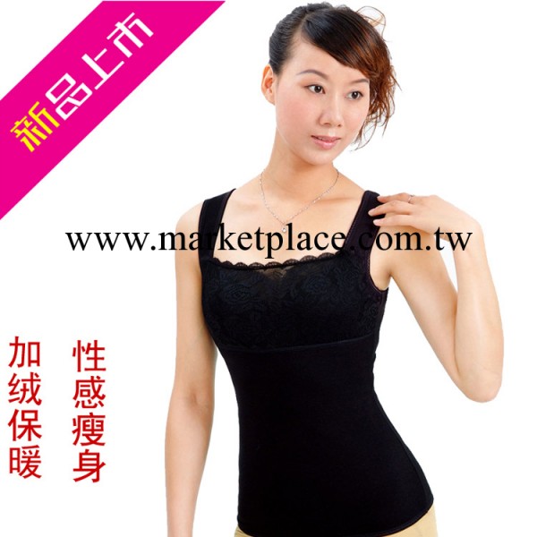 2013加厚加絨背心 性感豹紋保暖衣女塑身保暖內衣打底工廠,批發,進口,代購