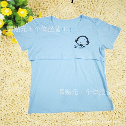 背心式短袖哺乳衣 產後純棉喂奶上衣 夏季孕婦裝工廠,批發,進口,代購
