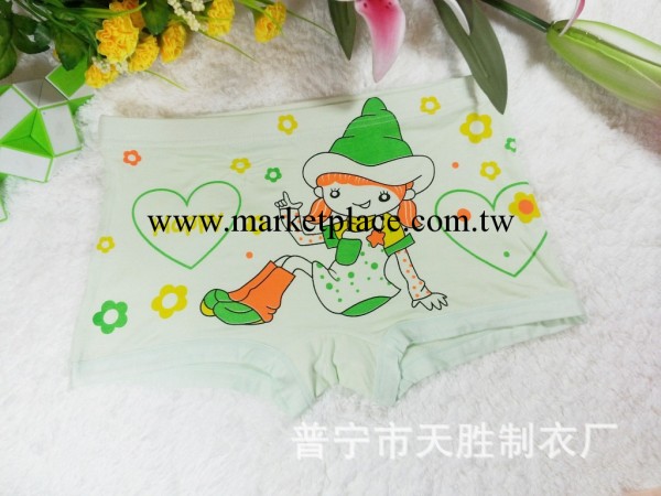 新款快樂種子品牌女童平褲莫代爾卡通圖案內褲學生內褲P808XXL工廠,批發,進口,代購