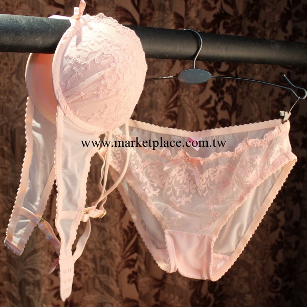 外貿原單娜聖莎Lasenza上薄下厚款刺繡蕾絲聚攏胸罩內衣套裝多色工廠,批發,進口,代購