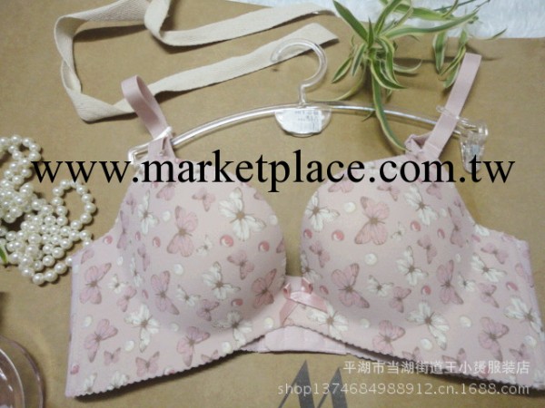 歐美品牌外貿原單艾格蝴蝶圖案無痕胸罩  調整型胸罩內衣批發工廠,批發,進口,代購