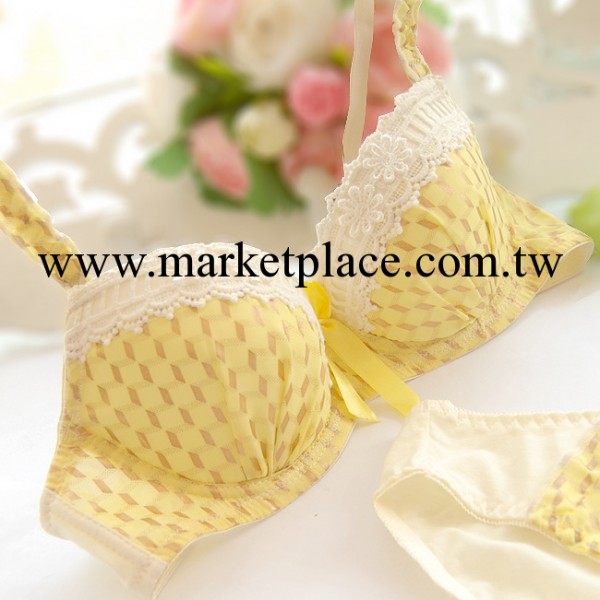廠傢一件代發日系可愛學生胸罩三排扣聚攏少女士內衣套裝批發2133工廠,批發,進口,代購