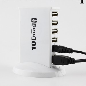 廠傢直銷 熱銷批發 【取電貓】USB HUB10口分線器/集線器工廠,批發,進口,代購