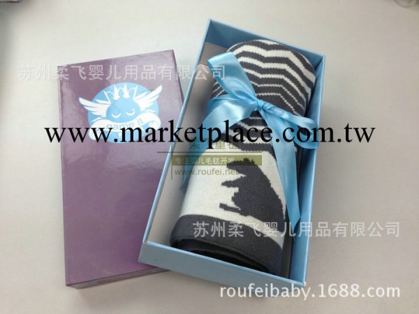 高品質全棉針織雙層毛線毯 純棉線毯 嬰兒棉毯 雲毯禮盒裝工廠,批發,進口,代購