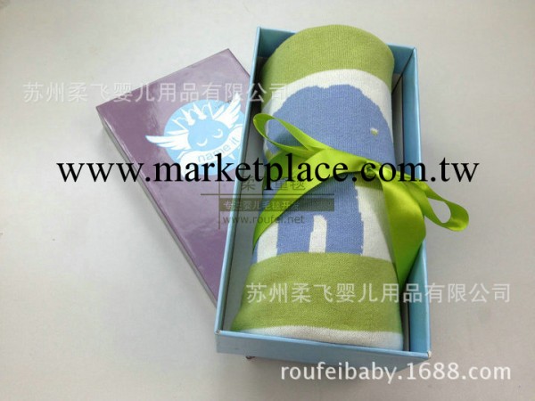 高品質全棉針織雙層毛線毯 純棉線毯 嬰兒棉毯 毛毯禮品盒裝工廠,批發,進口,代購