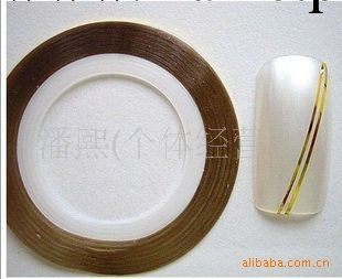 美甲金銀線 彩繪線 帶背膠 金色工廠,批發,進口,代購