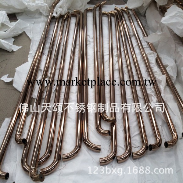 不銹鋼玫瑰金管 304鈦金 黑鈦彩色不銹鋼管 304不銹鋼管材工廠,批發,進口,代購