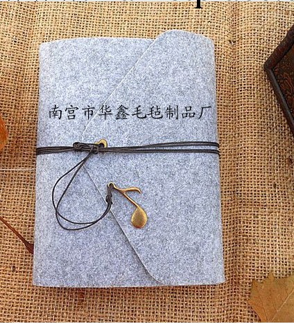 時尚新潮活頁毛氈筆記本 尺寸規格可按客戶要求定做工廠,批發,進口,代購