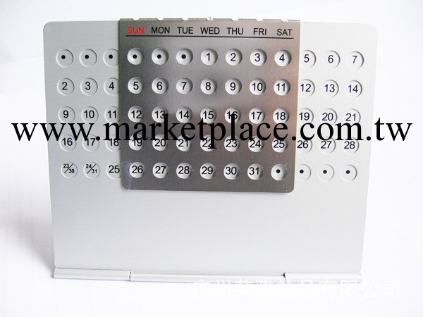 廠傢直銷 2014年萬年歷 鋁制萬年歷定制 廣告禮品 R0107工廠,批發,進口,代購