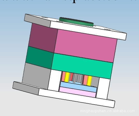 塑料模具設計制作   開關內盒模具  寧海模具   寧波模具批發・進口・工廠・代買・代購