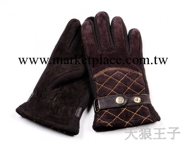 全網最低 真皮冬季保暖休閒 格子情侶女士豬皮手套 加工批發工廠,批發,進口,代購