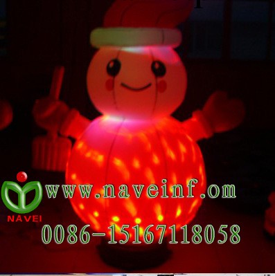 燈光氣模 照明燈光氣模 燈光聖誕雪人 充氣聖誕節用品批發・進口・工廠・代買・代購