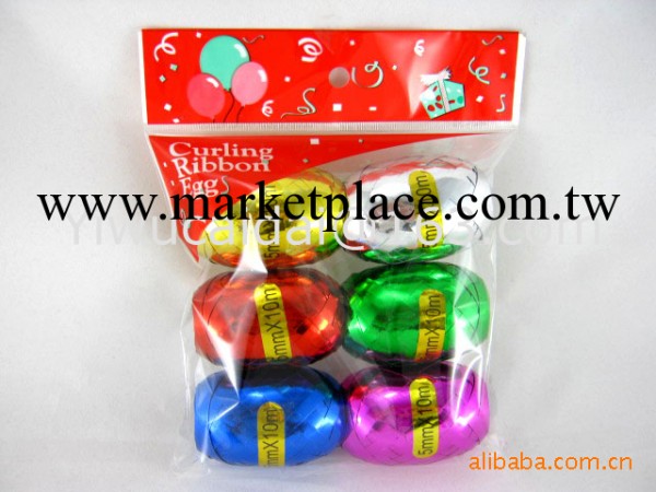 【聖誕傳統款式】6隻袋裝 貼合 彩帶橄欖球 curling egg工廠,批發,進口,代購
