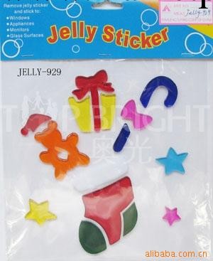 供應TPR果凍貼 JELLY果凍貼 聖誕節裝飾品批發・進口・工廠・代買・代購