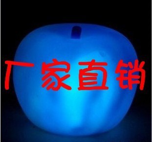 【生產廠傢】聖誕節熱款 七彩蘋果小夜燈（帶包裝）LED夜燈工廠,批發,進口,代購