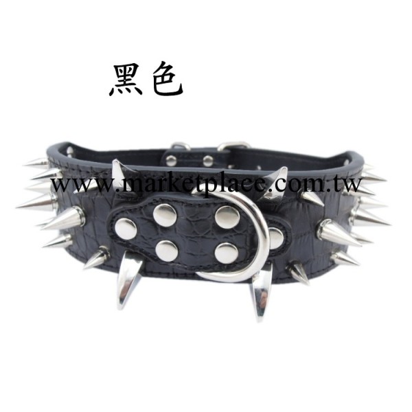 廠傢供應正品狼牙尖釘寵物項圈/大型狗項圈/有現貨/寵物用品批發工廠,批發,進口,代購