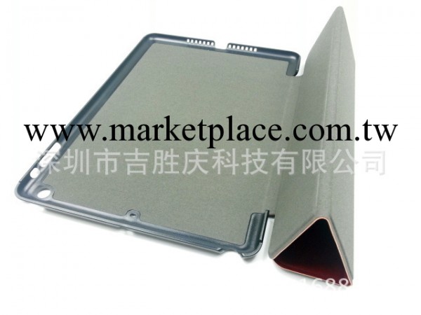 采購批發新款：ipad5超薄支架電腦皮套 ipad air三折休眠貼皮套工廠,批發,進口,代購