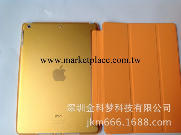 ipad air連身透明底殼休眠皮套 ipad5/ipad air連身智能休眠皮套工廠,批發,進口,代購