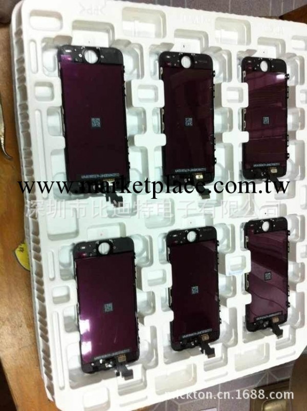 供應全新iPhone 5 液晶總成 5G LCD 蘋果5代液晶 黑白批發・進口・工廠・代買・代購