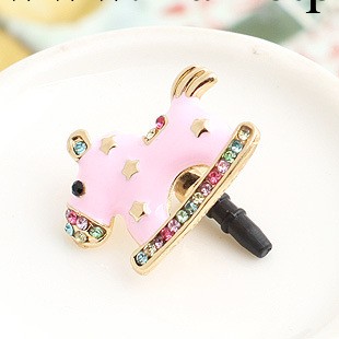 時尚高檔小馬飾品  S0404B可愛小馬飾品 iphone防塵塞小馬飾品工廠,批發,進口,代購