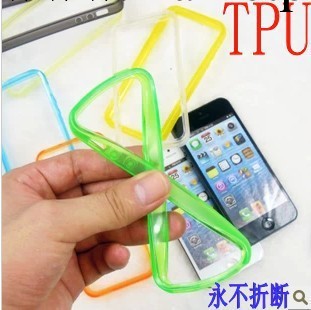 蘋果5手機邊框 iphone5/5s 軟膠邊框 i4軟殼 TPU軟膠邊框 矽膠殼工廠,批發,進口,代購