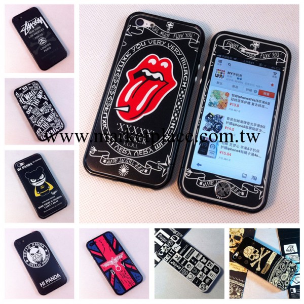 RJ潮牌夜光膜 蘋果5s保護膜iphone4s貼膜4s彩膜貼紙手機配件批發工廠,批發,進口,代購